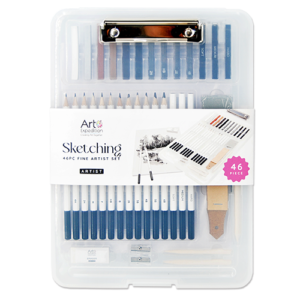 46 Piece Clipboard Sketching Set