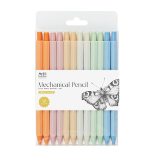 12pc Mechanical Pencil Pastel Colors