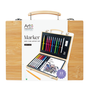 22 pc. Bamboo Marker Art Set