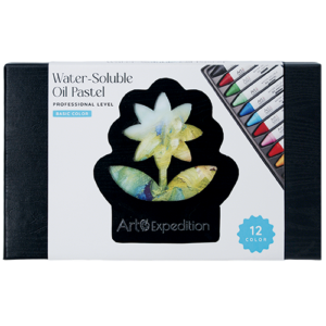 12 Pc. Water-Soluable Oil Pastel Set