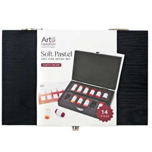 14 Pc. Soft Pastel Set Earth Colors
