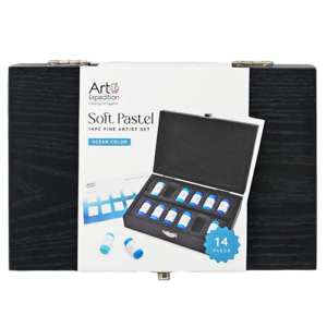 14 Pc. Soft Pastel Set Ocean Colors