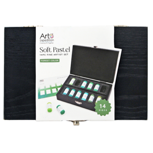 14 Pc. Soft Pastel Set Forest Colors