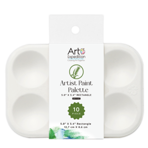 10-Well Artist Palette ECO-Friendly, Biodegradable