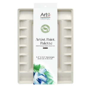 14-Well Artist Palette ECO-Friendly, Biodegradable