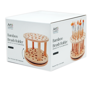 Bamboo Brush Holder