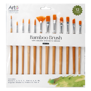 12 pc. Bamboo Brush Set