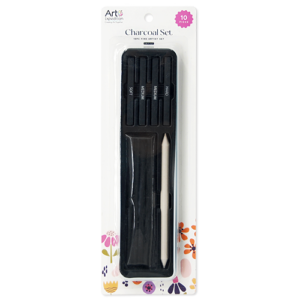 10pc Charcoal Tin