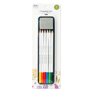 8pc. Drawing Set in Tin Box