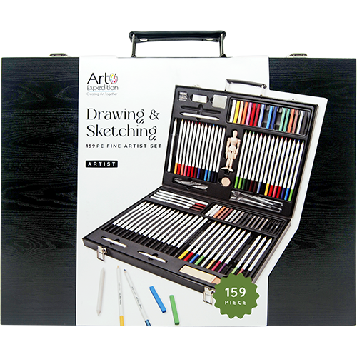 159PC Drawing and Sketching Set