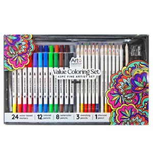 48pc Value Coloring Set
