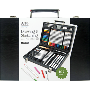 107 pc. Drawing and Sketching Set