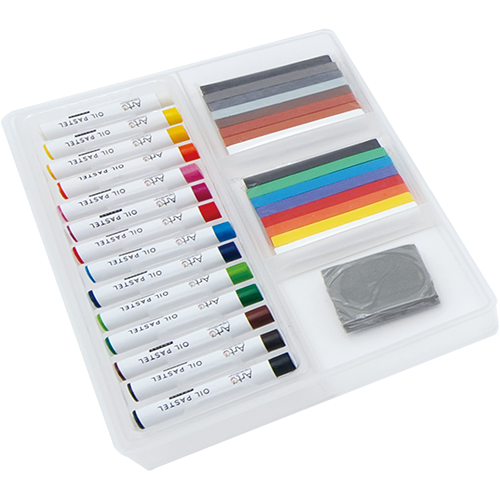 62PC Drawing Set in Plastic Tool Box - Image 3