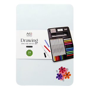 29PC Drawing Set in Tin Box