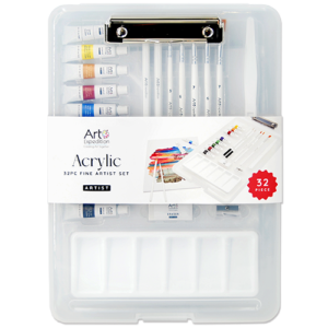 32 pc. Acrylic Clip Board Set