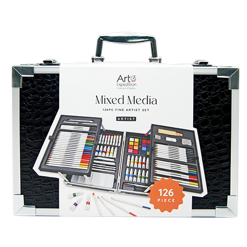 126PC Mixed Media Art Set
