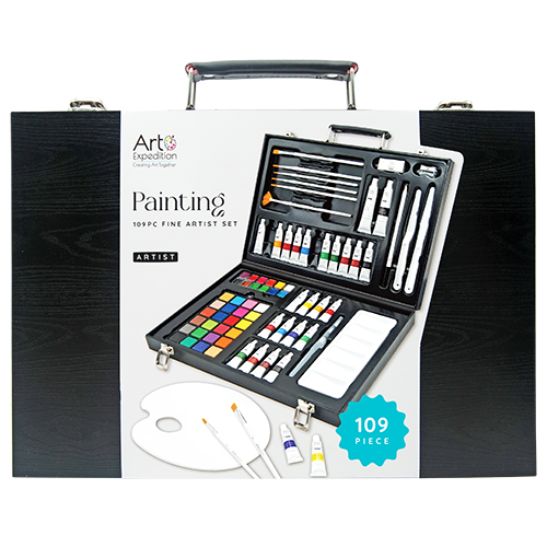 109PC Painting Set in Carry Box