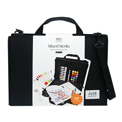 58PC Mixed Media Set in Large Carry Bag