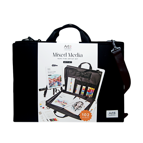 102PC Mixed Media Set In Large Carrying Case