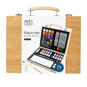 50 pc. Bamboo Watercolor Set