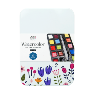 17PC Watercolor Set
