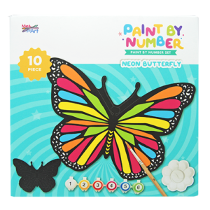 10PC Painting Board Neon Butterfly