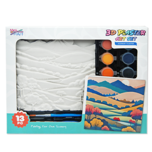 13 pc 3D Plaster Art Set Scenery Design