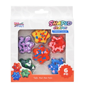 6pc Star Shaped Crayon Set