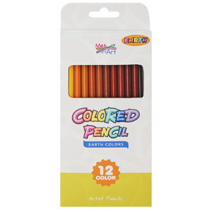 12pc Colored Pencil Set Earth Colors