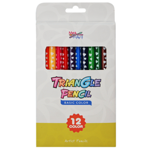 12pc Triangle Pencil Set