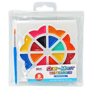 17pc Semi-moist Watercolor Set