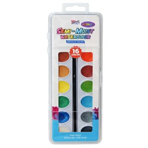 17pc Semi-moist Watercolor Set