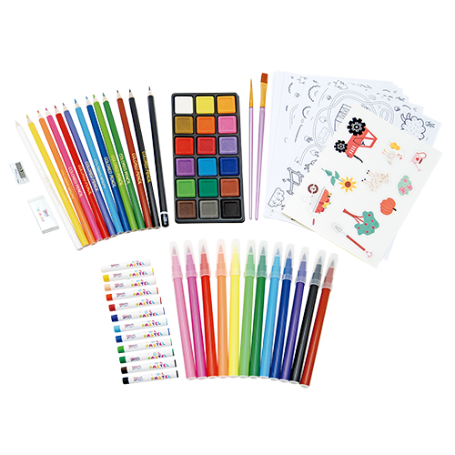 81PC Coloring Art Set in Backpack - Image 2