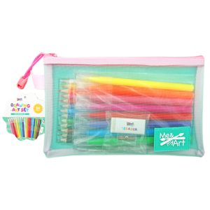 24PC Drawing Set in Zippered Pouch
