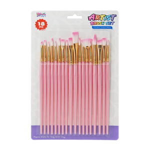 18pc Paint Brush Set