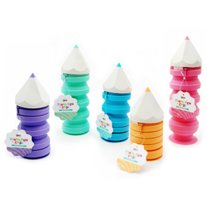 Silicone Pencil Case Stand-Up Zippered Pencil Case