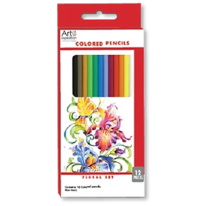 Floral Assortment Colored Pencils