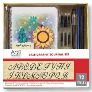12 Pc. Calligraphy Journal Set