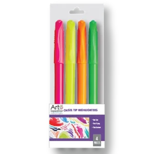 4 Pc. Chisel Tip Highlighters