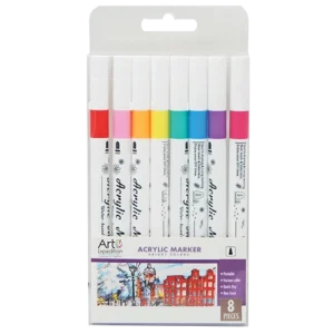 Acrylic Marker Set 8 pc. Bright Colors