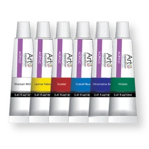 Studio Grade Acrylic Paint Tubes