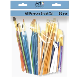 50 pc. Assorted All Purpose Brush Set