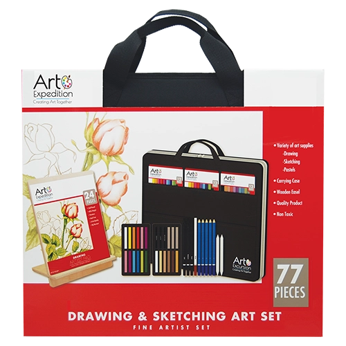 77 pc. Drawing Travel Set