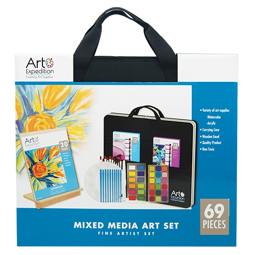 69 pc. Mixed Media Travel Set