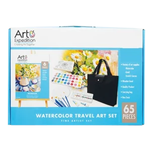 65 pc. Watercolor Travel Set
