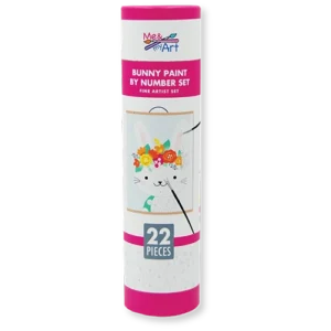 22 pc. Bunny Paint by Number Set