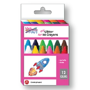 12 pc. Glitter Crayons Standard