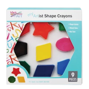 9 pc Assorted Shaped Crayons